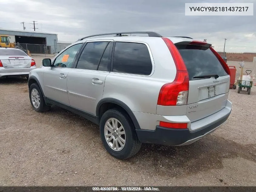 2008 Volvo Xc90 3.2 VIN: YV4CY982181437217 Lot: 40650784