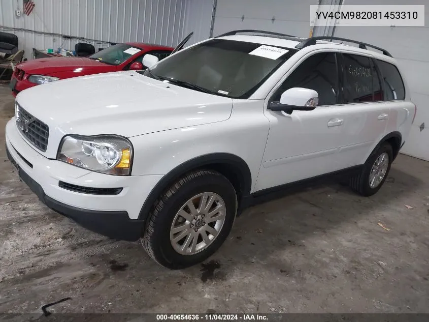 2008 Volvo Xc90 3.2 VIN: YV4CM982081453310 Lot: 40654636