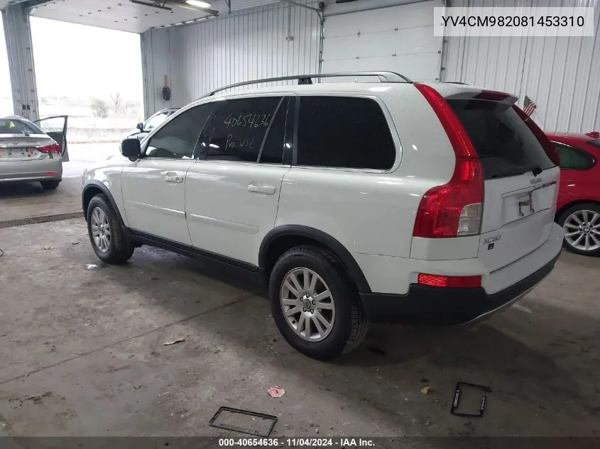 2008 Volvo Xc90 3.2 VIN: YV4CM982081453310 Lot: 40654636