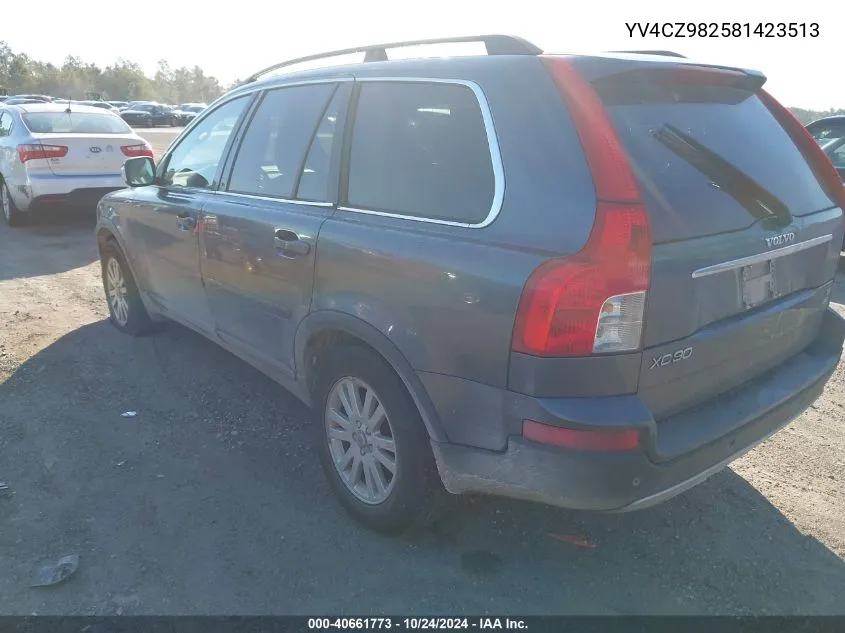 2008 Volvo Xc90 3.2 VIN: YV4CZ982581423513 Lot: 40661773