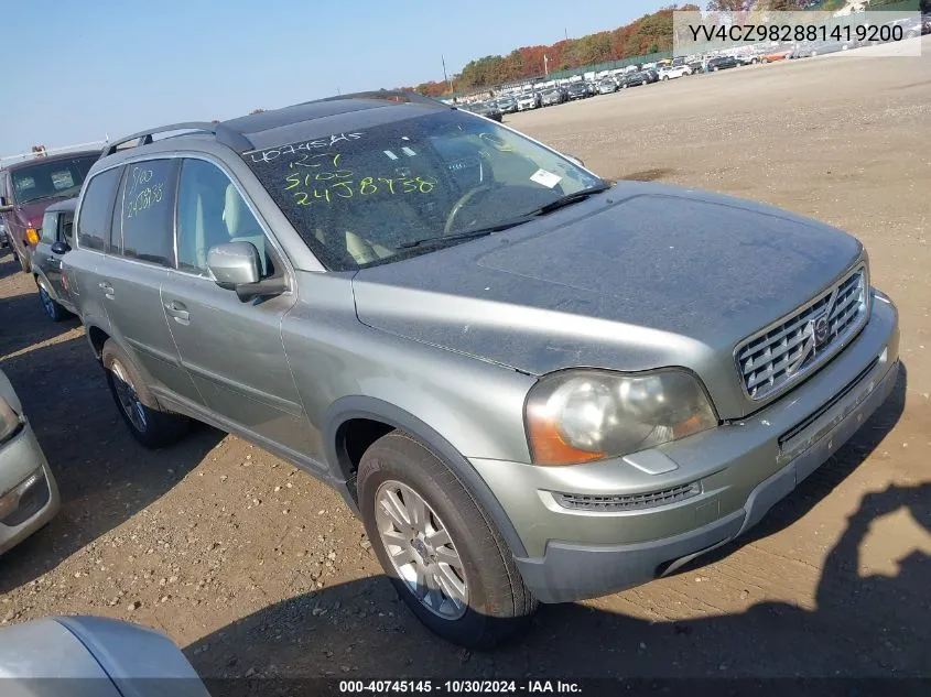 YV4CZ982881419200 2008 Volvo Xc90 3.2