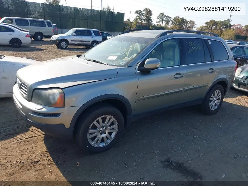 YV4CZ982881419200 2008 Volvo Xc90 3.2