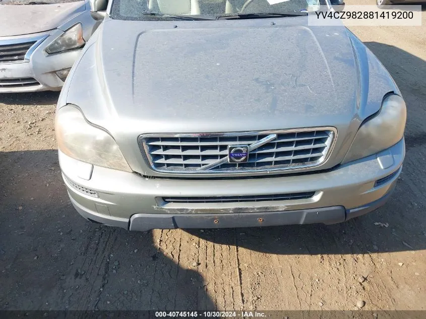 YV4CZ982881419200 2008 Volvo Xc90 3.2