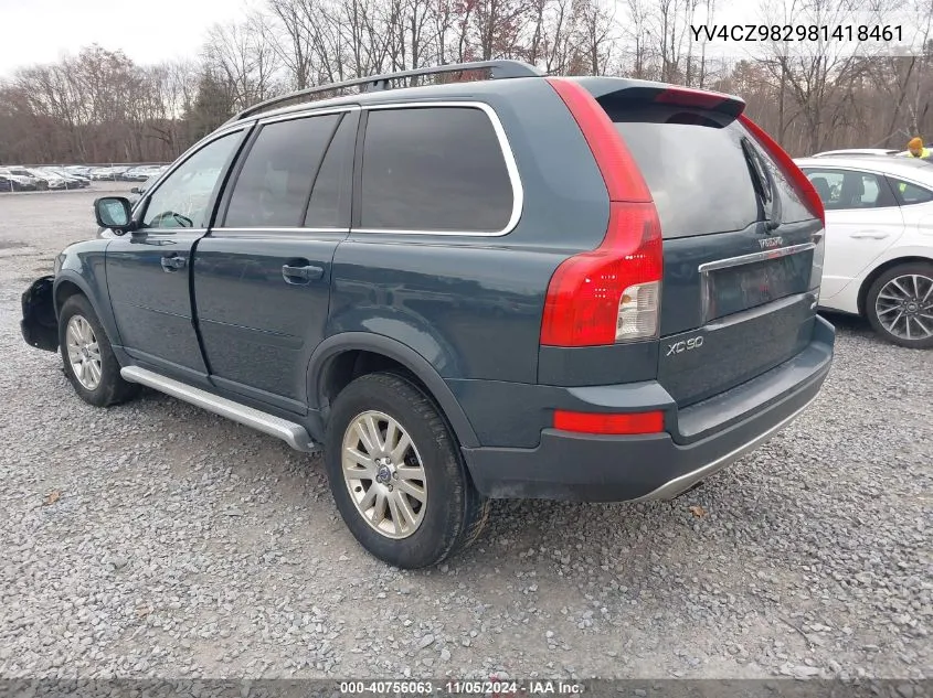 2008 Volvo Xc90 3.2 VIN: YV4CZ982981418461 Lot: 40756063