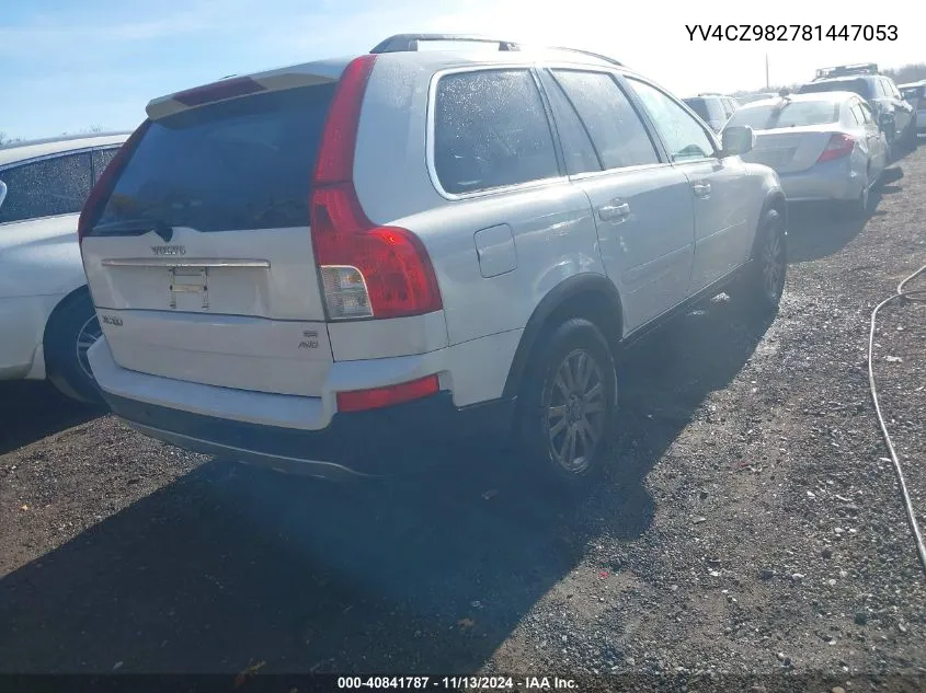 2008 Volvo Xc90 3.2 VIN: YV4CZ982781447053 Lot: 40841787