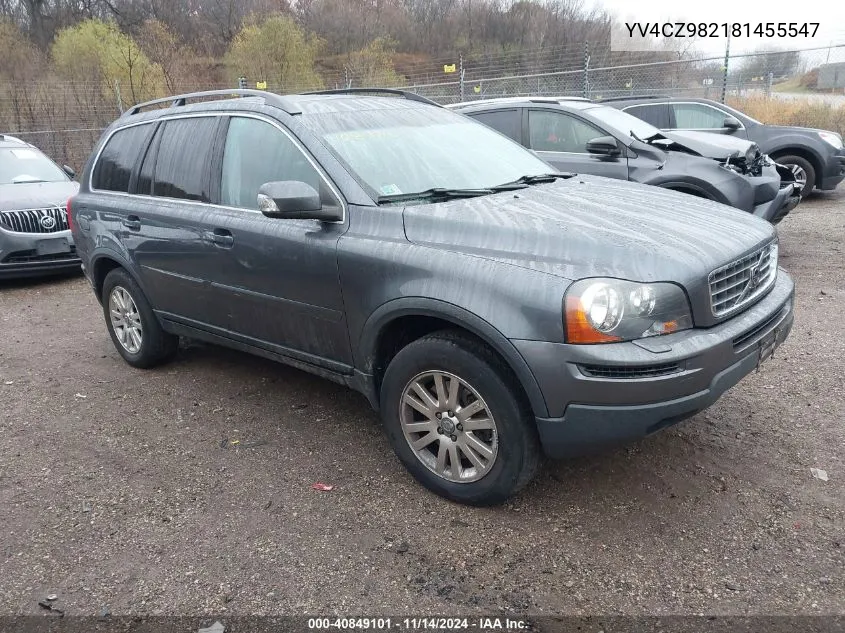 2008 Volvo Xc90 3.2 VIN: YV4CZ982181455547 Lot: 40849101