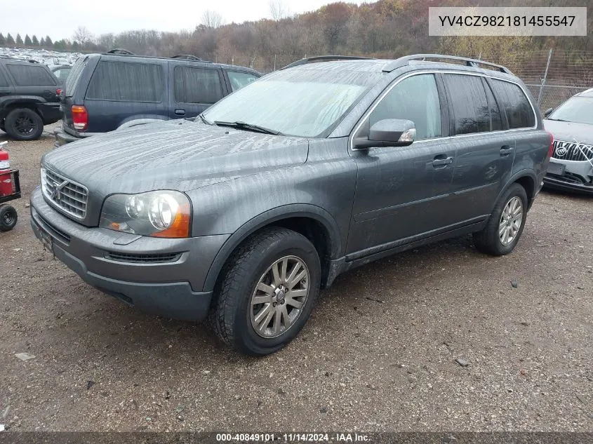 2008 Volvo Xc90 3.2 VIN: YV4CZ982181455547 Lot: 40849101