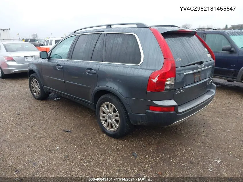 2008 Volvo Xc90 3.2 VIN: YV4CZ982181455547 Lot: 40849101