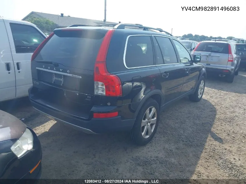 2009 Volvo Xc90 3.2 VIN: YV4CM982891496083 Lot: 12083412