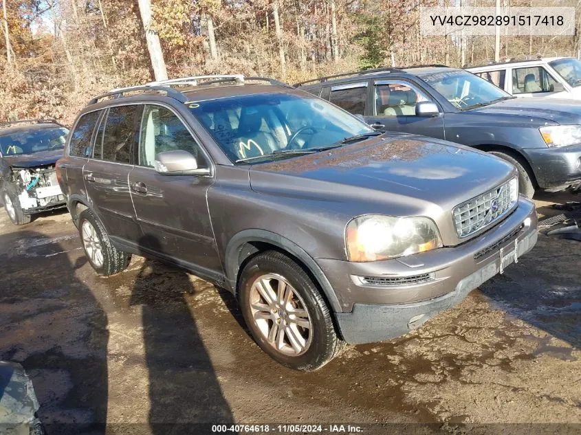 YV4CZ982891517418 2009 Volvo Xc90 3.2