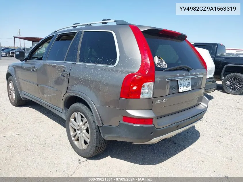 2010 Volvo Xc90 3.2 VIN: YV4982CZ9A1563319 Lot: 39821331