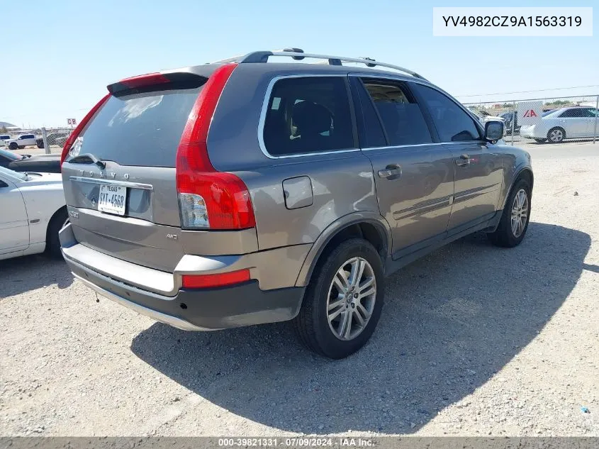 2010 Volvo Xc90 3.2 VIN: YV4982CZ9A1563319 Lot: 39821331