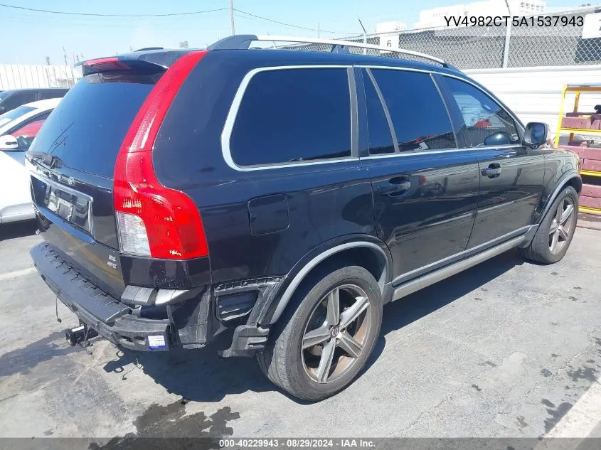 2010 Volvo Xc90 3.2 R-Design VIN: YV4982CT5A1537943 Lot: 40229943