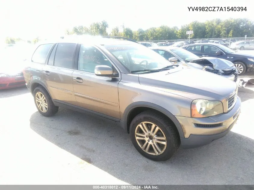 2010 Volvo Xc90 3.2 VIN: YV4982CZ7A1540394 Lot: 40318012