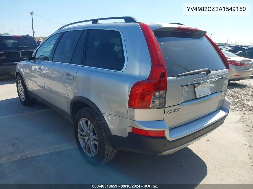 YV4982CZ2A1549150 2010 Volvo Xc90 3.2