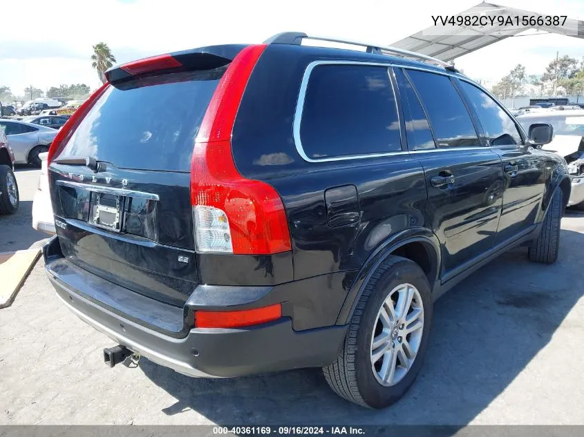 2010 Volvo Xc90 3.2 VIN: YV4982CY9A1566387 Lot: 40361169