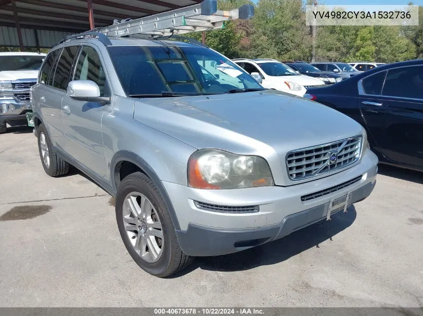 2010 Volvo Xc90 3.2 VIN: YV4982CY3A1532736 Lot: 40673678