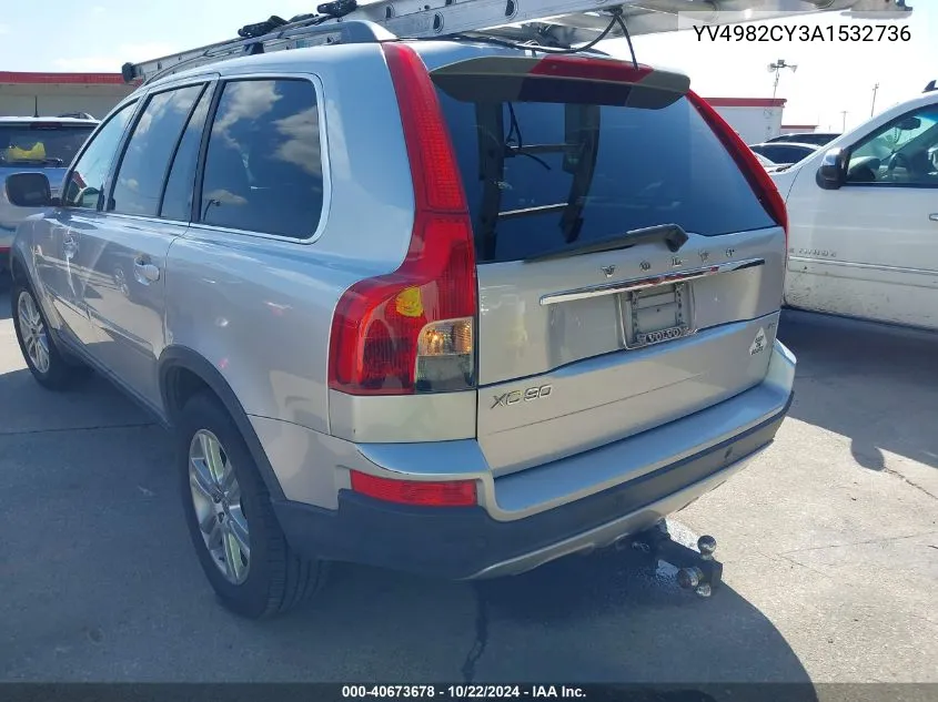 2010 Volvo Xc90 3.2 VIN: YV4982CY3A1532736 Lot: 40673678