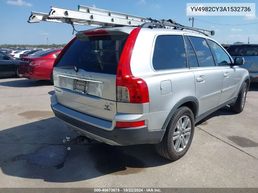 2010 Volvo Xc90 3.2 VIN: YV4982CY3A1532736 Lot: 40673678