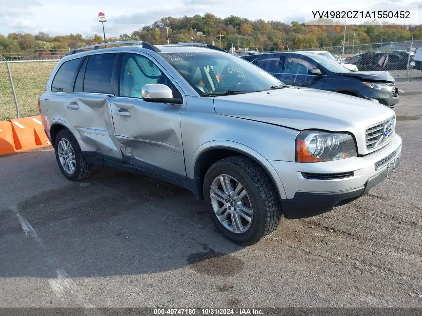 2010 Volvo Xc90 3.2 VIN: YV4982CZ1A1550452 Lot: 40747180