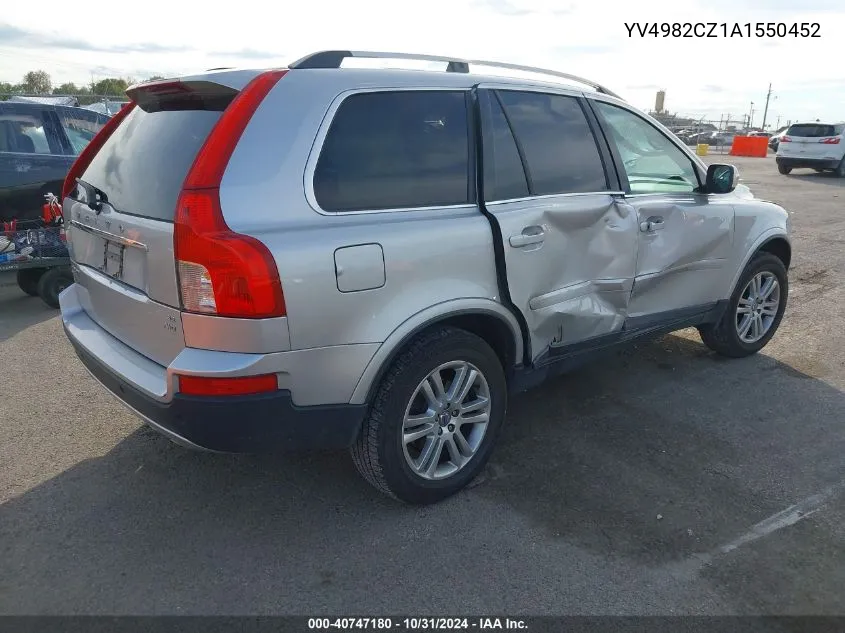 2010 Volvo Xc90 3.2 VIN: YV4982CZ1A1550452 Lot: 40747180