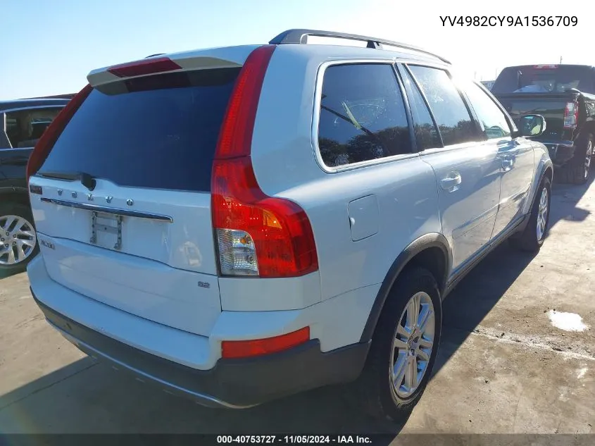 2010 Volvo Xc90 I6 VIN: YV4982CY9A1536709 Lot: 40753727