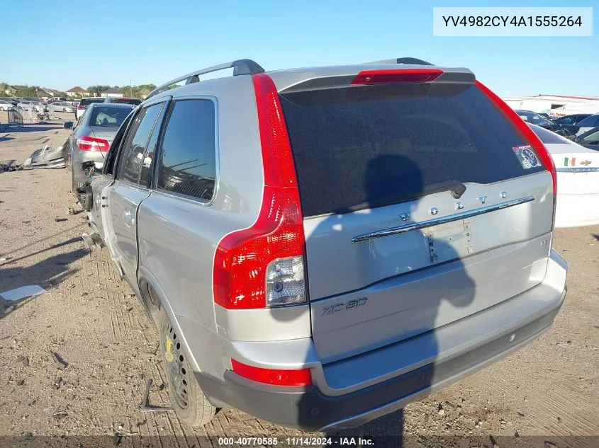 2010 Volvo Xc90 I6 VIN: YV4982CY4A1555264 Lot: 40770585