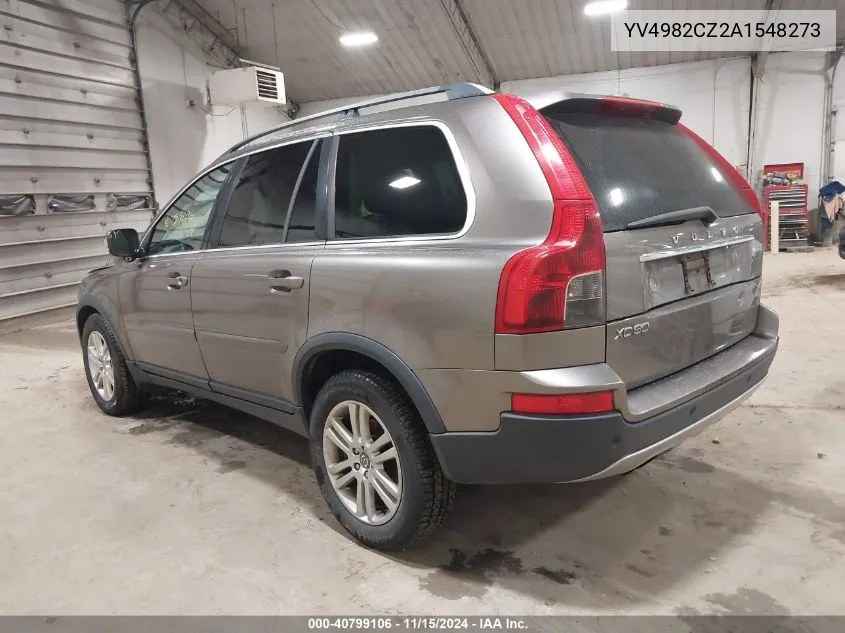 2010 Volvo Xc90 3.2 VIN: YV4982CZ2A1548273 Lot: 40799106