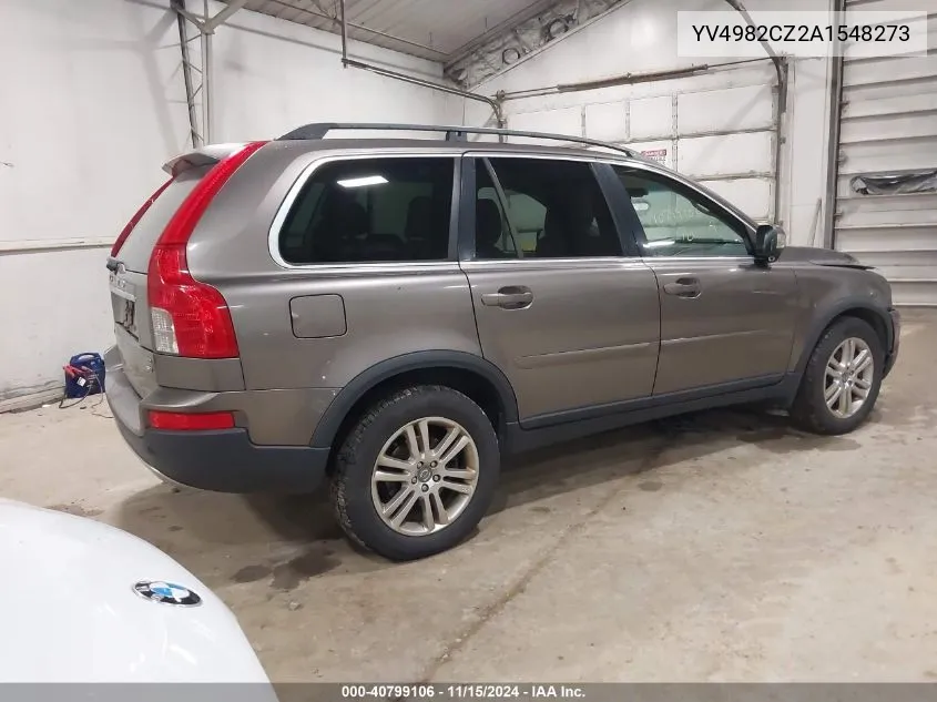 2010 Volvo Xc90 3.2 VIN: YV4982CZ2A1548273 Lot: 40799106