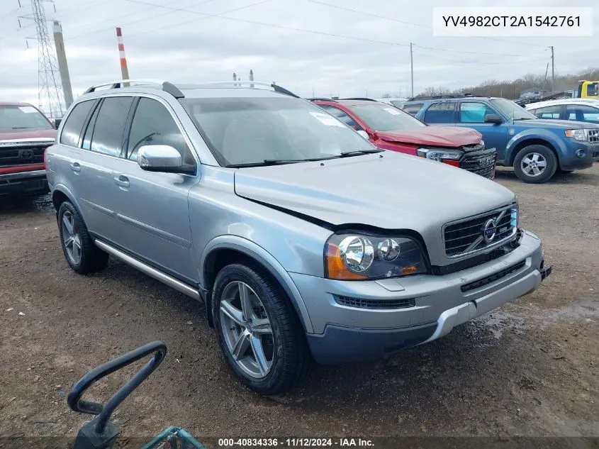 2010 Volvo Xc90 3.2 R-Design VIN: YV4982CT2A1542761 Lot: 40834336