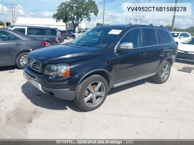 2011 Volvo Xc90 VIN: YV4952CT6B1588278 Lot: 12118761