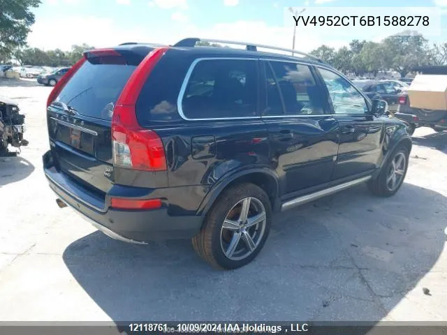 2011 Volvo Xc90 VIN: YV4952CT6B1588278 Lot: 12118761