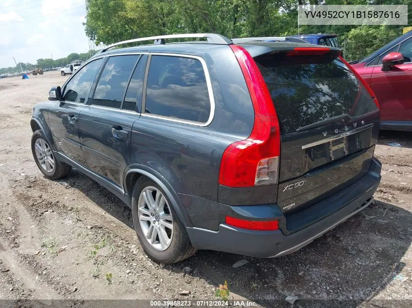 2011 Volvo Xc90 3.2 VIN: YV4952CY1B1587616 Lot: 39858273