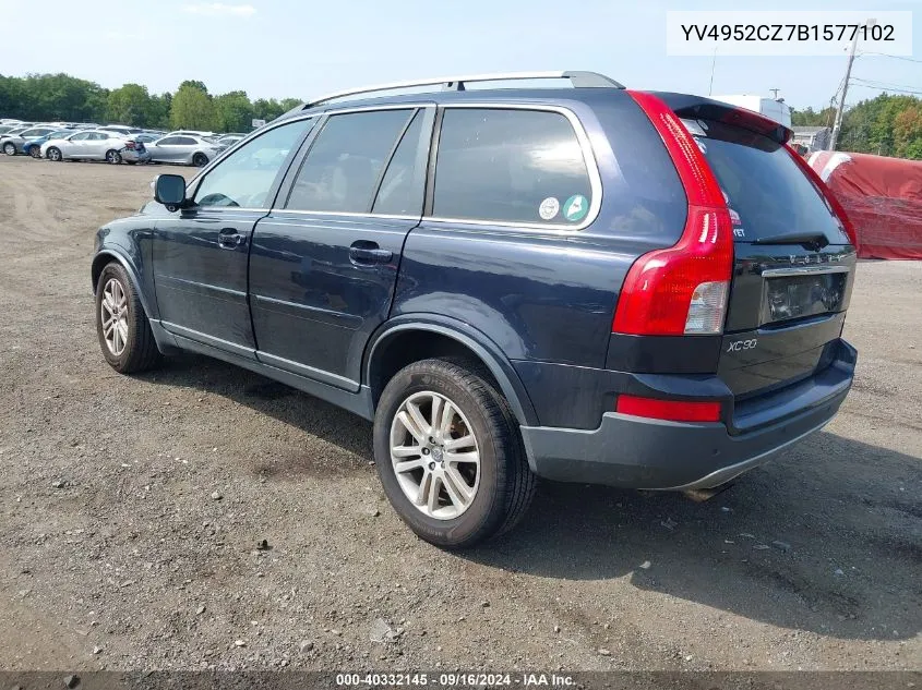 2011 Volvo Xc90 3.2 VIN: YV4952CZ7B1577102 Lot: 40332145