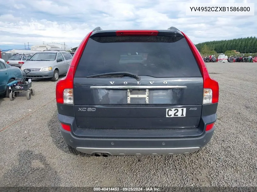 2011 Volvo Xc90 3.2 VIN: YV4952CZXB1586800 Lot: 40414453