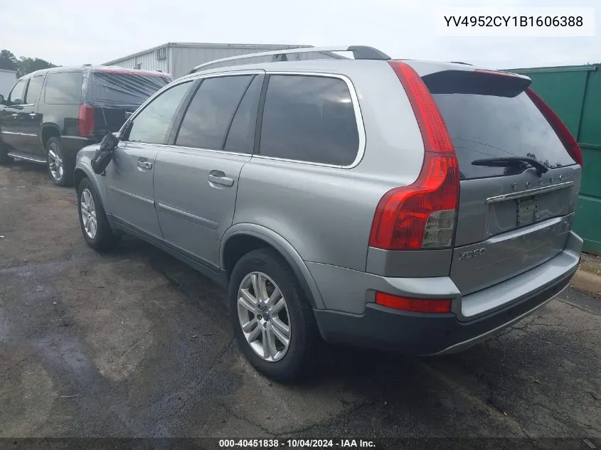 2011 Volvo Xc90 3.2 VIN: YV4952CY1B1606388 Lot: 40451838