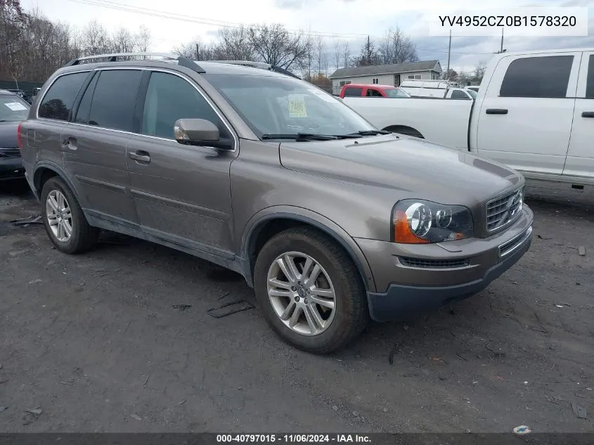 2011 Volvo Xc90 3.2 VIN: YV4952CZ0B1578320 Lot: 40797015