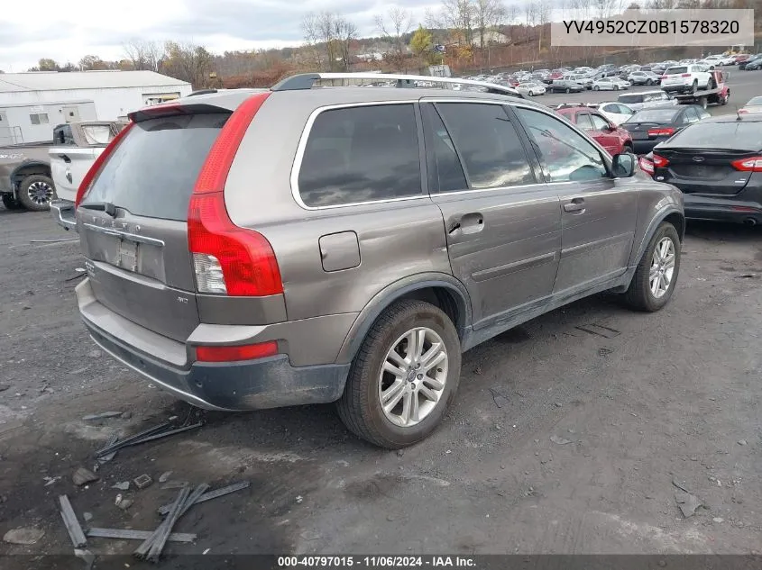 2011 Volvo Xc90 3.2 VIN: YV4952CZ0B1578320 Lot: 40797015