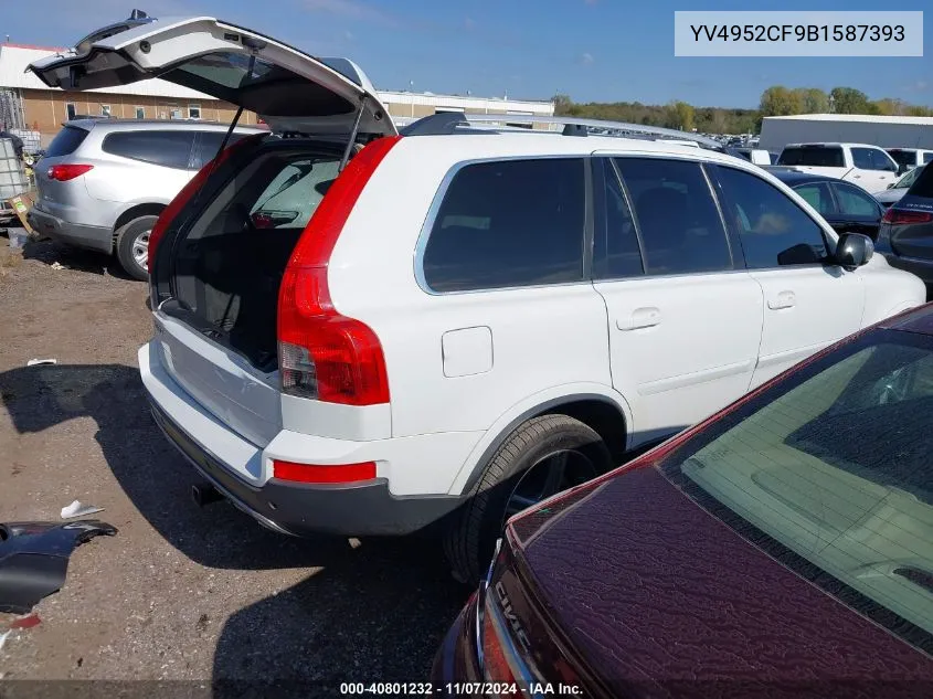 2011 Volvo Xc90 3.2 R-Design VIN: YV4952CF9B1587393 Lot: 40801232