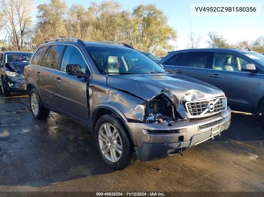 2011 Volvo Xc90 3.2 VIN: YV4952CZ9B1580356 Lot: 40828254