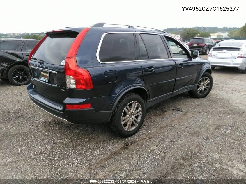 2012 Volvo Xc90 3.2/3.2 Platinum/3.2 Premier Plus VIN: YV4952CZ7C1625277 Lot: 39922233