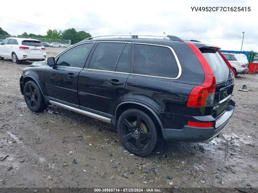 2012 Volvo Xc90 3.2 R-Design Platinum VIN: YV4952CF7C1625415 Lot: 39955714