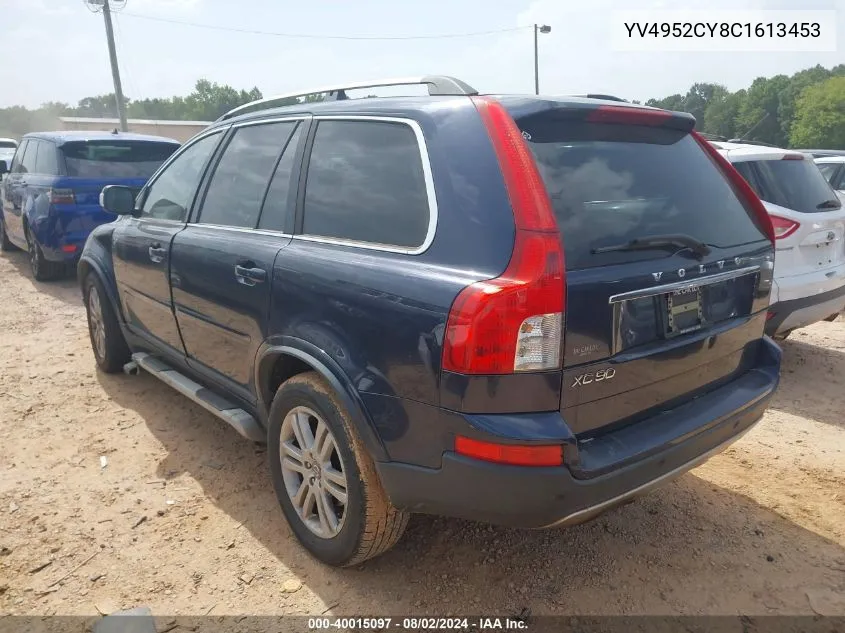 YV4952CY8C1613453 2012 Volvo Xc90 3.2 Platinum