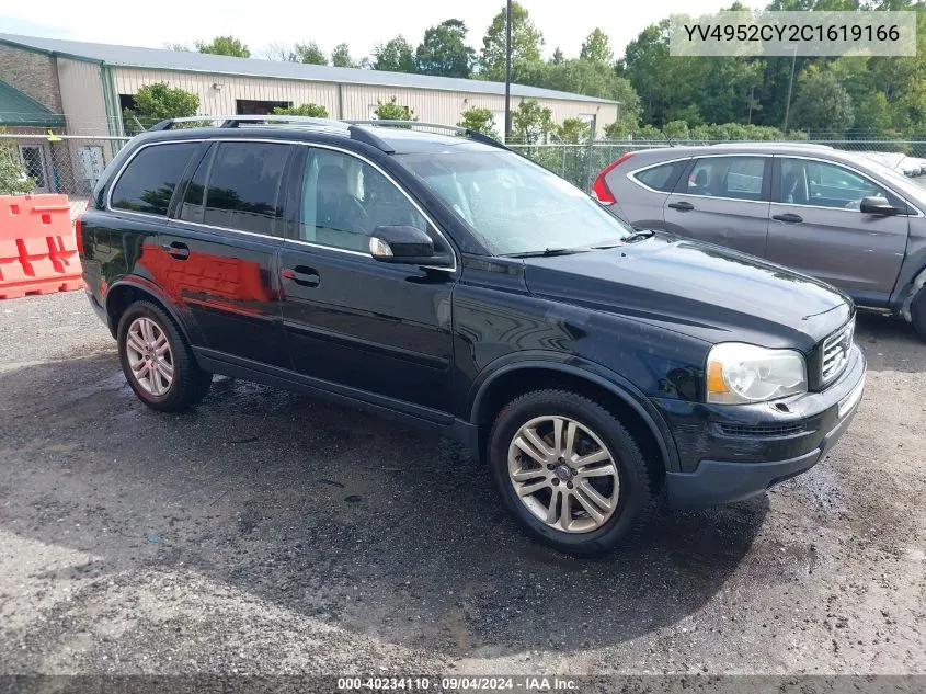 2012 Volvo Xc90 3.2 Platinum VIN: YV4952CY2C1619166 Lot: 40234110