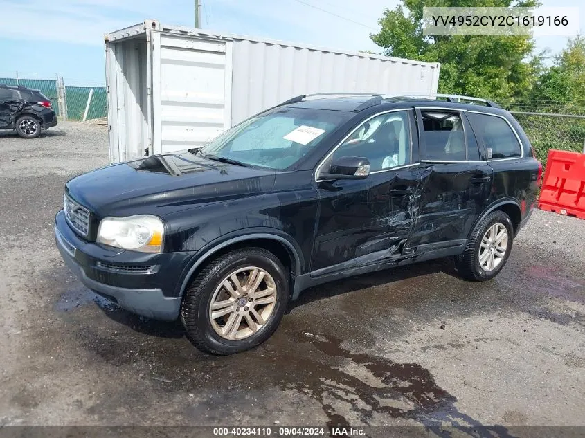 2012 Volvo Xc90 3.2 Platinum VIN: YV4952CY2C1619166 Lot: 40234110