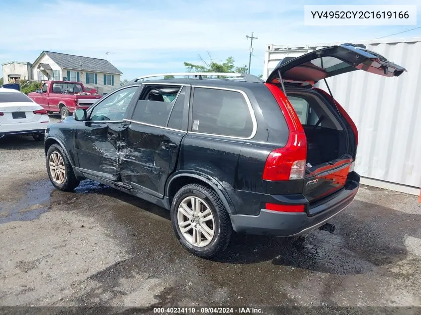 2012 Volvo Xc90 3.2 Platinum VIN: YV4952CY2C1619166 Lot: 40234110