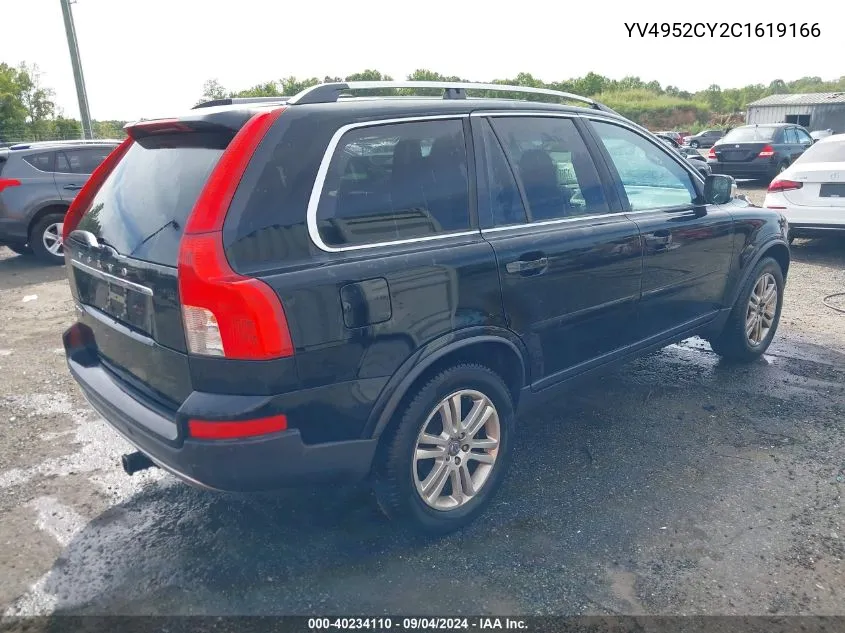 2012 Volvo Xc90 3.2 Platinum VIN: YV4952CY2C1619166 Lot: 40234110