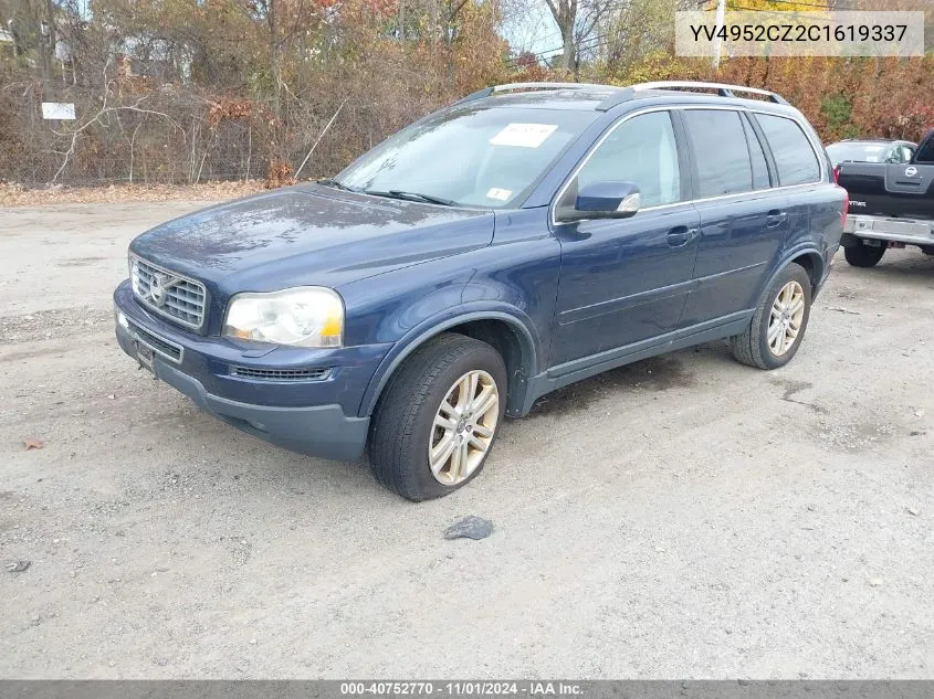 2012 Volvo Xc90 3.2 Platinum VIN: YV4952CZ2C1619337 Lot: 40752770