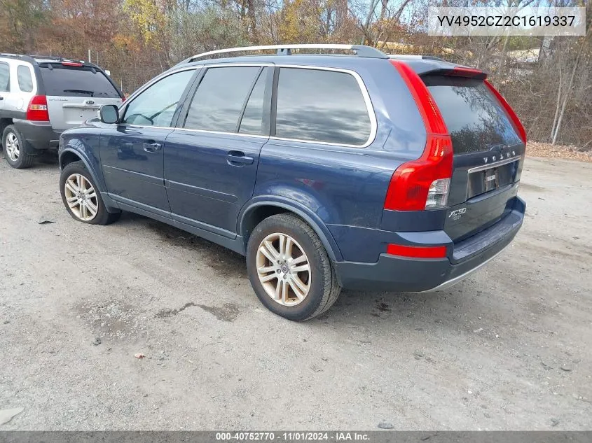 2012 Volvo Xc90 3.2 Platinum VIN: YV4952CZ2C1619337 Lot: 40752770