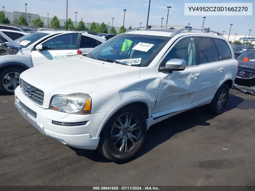 2013 Volvo Xc90 3.2/3.2 Platinum/3.2 Premier Plus VIN: YV4952CZ0D1662270 Lot: 39841659